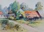 Etienne GAUDET - Peinture originale - Aquarelle - Paysage Val de Loire 4