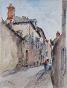 Etienne GAUDET - Peinture originale - Aquarelle - Blois 40