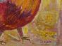 Edouard RIGHETTI - Peinture originale - Huile - Le coq