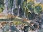 Edouard RIGHETTI - Peinture originale - Aquarelle -  Paysage de Hérault