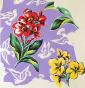 Lizzie Derriey - Peinture originale - Gouache - Projet tissu 44