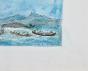 Armel DE WISMES - Peinture Originale - Aquarelle - Chasse à la baleine