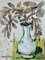 Michel DE ALVIS - Peinture Originale - Gouache - Vase