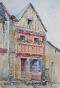 Etienne GAUDET - Peinture originale - Aquarelle - Auray, Bretagne
