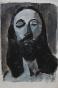 Raymond TRAMEAU - Peinture originale - Gouache - Le Christ ressuscité