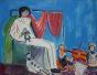 Robert SAVARY - Peinture originale - Gouache - Pierrot et Becassine 2