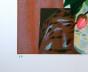 Jean Claude CARSUZAN - Estampe originale - Lithographie - Bouquet de rose