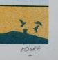 Daniel SCIORA - Estampe originale - Lithographie - Place aux colombes