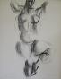 Isa PIZZONI - Estampe originale - Lithographie - Femme nue n°3