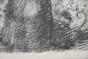 Lucien Philippe MORETTI - Estampe originale - Lithographie - Le braconnier de Dieu, planche 13