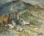 Roland DUBUC - Peinture originale - Aquarelle - Châlet en montagne