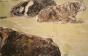 Eugene BOUDIN - Peinture originale - Aquarelle - Six vaches au pâturage